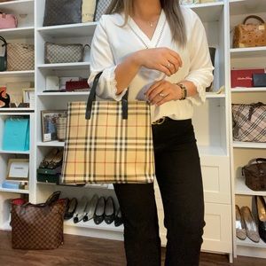 Authentic Burberry Tote Bag